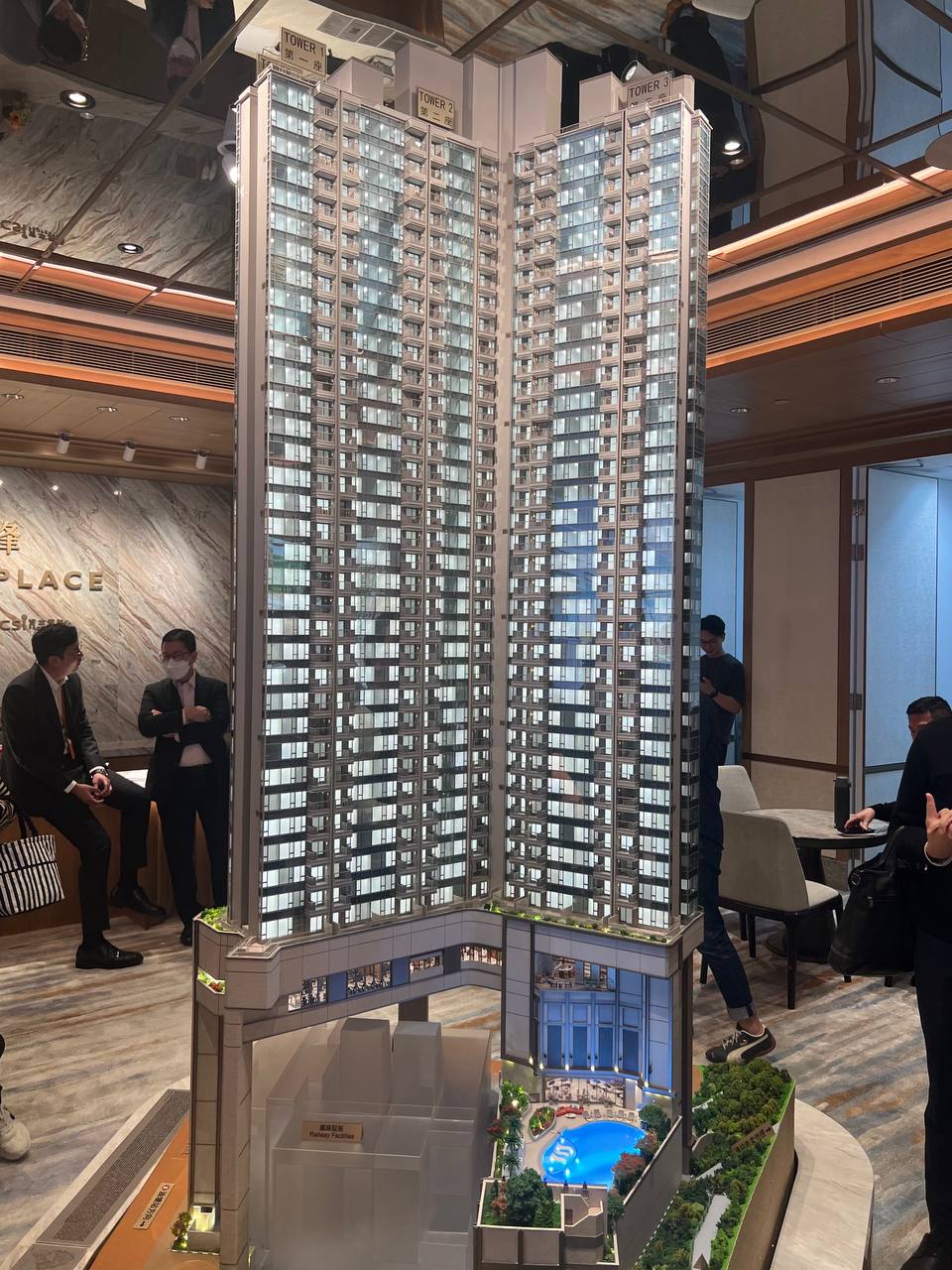 柏景峰售樓處模型實景